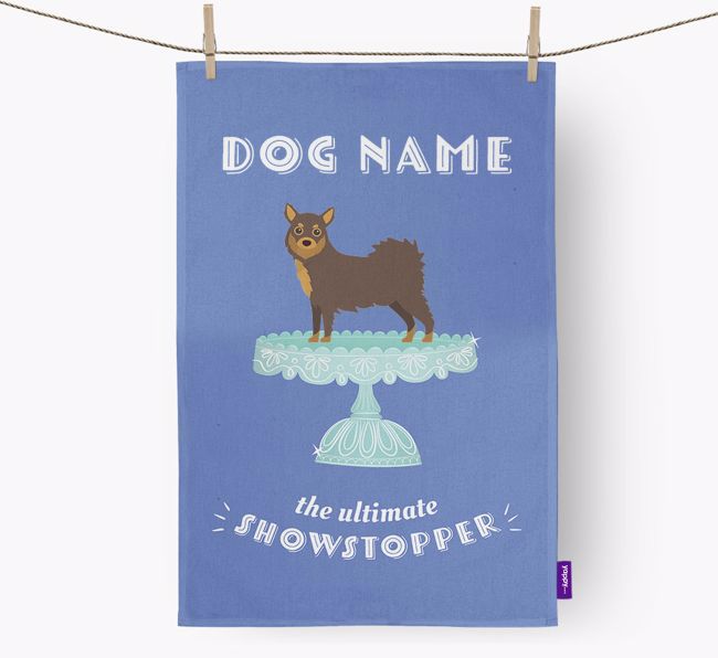 'The Ultimate Showstopper' - Personalised {breedFullName} Tea Towel